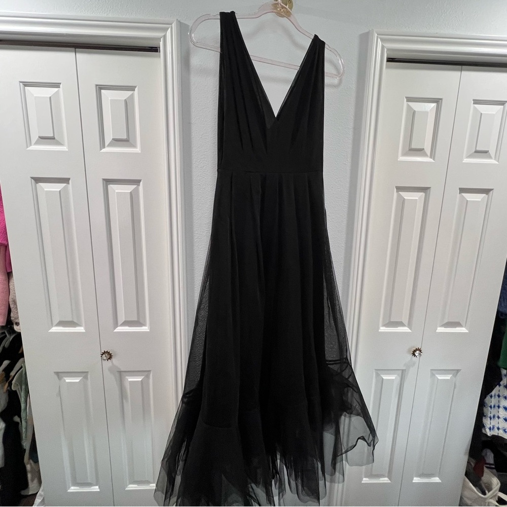 Black tulle H&M gown